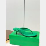 BOTTEGA VENETA Sampieri Thong logo-embossed leather-trimmed rubber sandals