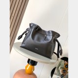Panta medium Flamenco clutch in shiny calfskin