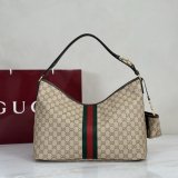 Gucci High Quality A008NS Large Shoulder With Web Tote Bag