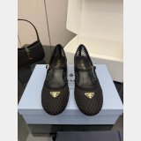 Prada Mesh Fabric Ballerina