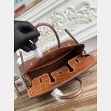 Best Hermes 25CM Croco Vein birkin Bag