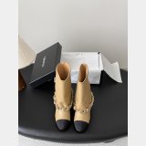 CC 25K Chain-detail knight boots