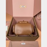 MIU MIU Smooth cowhide Leather backpack Medium 5BZ043