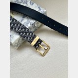 Christian Dior Micro Dior Oblique Jacquard belt 35mm