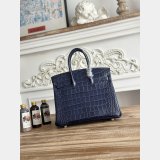 Best Hermes 25CM Croco Vein birkin Bag