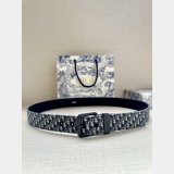 Christian Dior Micro Dior Oblique Jacquard belt 35mm