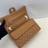 AAA+ Quality FLAP CC Handbag Caviar Leather 25CM