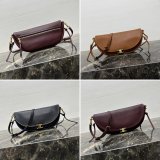 Celine Little Halfmoon Soft Triomphe In Supple SHINY Shoulder L10373778 Bag