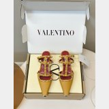 Valentino Rockstud Court Shoes In Kid Leather 40MM