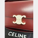 TEEN TRIOMPHE BAG IN SHINY CALFSKIN WITH ENAMEL CLOSURE