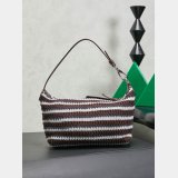 MIU MIU Fabric Crochet Pouch Multicolor