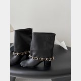 CC 25K Chain-detail knight boots