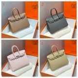 Best Hermes Birkin TOGO Leather Handbags 25CM