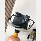 Panta medium Flamenco clutch in shiny calfskin