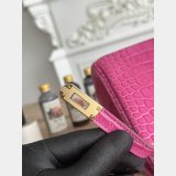 Top Hermes 25CM Croco Vein birkin Bag
