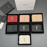 CASSANDRE MATELASSE compact zip-around wallet