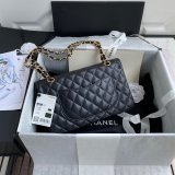 TOP CC Classical Flap 1112 Caviar leather Handbags 25cm