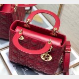 Fashion Christian Dior Lady lambskin 24CM Bag