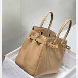 Luxury hermes birkin handbag togo leather 30cm