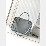 Large Loewe  Amazona 180 bag in croco calfskin