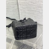 Christian Dior D-Motion Bucket 1025 & 1026 Silver/Gold Bag