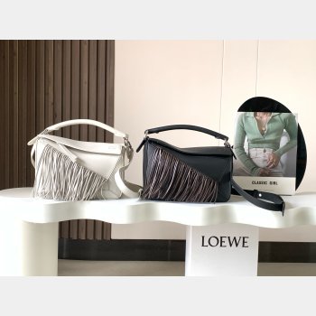Loewe Fringe small Puzzle bag in classic calfskin