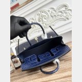 Best Hermes 25CM Croco Vein birkin Bag