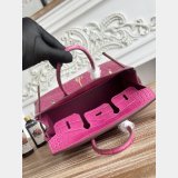 Top Hermes 25CM Croco Vein birkin Bag