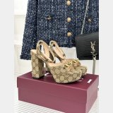 High Quality GUCCI Women's Horsebit platform sandal