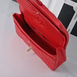 Top Quality CC 25cm Flap Handbags Lambskin