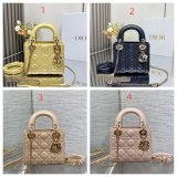 Christian Dior Lady 17cm Designer lambskin Bag