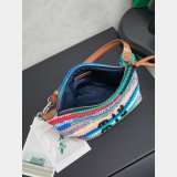 MIU MIU Fabric Crochet Pouch Multicolor
