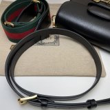Fake Gucci Horsebit 1955 small black 658574 bag
