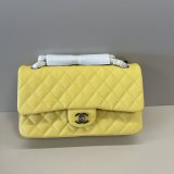 AAA+ Quality FLAP CC 25cm Caviar Leather Handbag