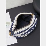 MIU MIU Fabric Crochet Pouch Multicolor