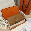 Hermes Gold Epsom Bearn Long Wallet GHW