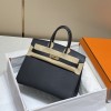 Hermes Replica Handbag Store 25CM 30CM 35CM Epsom Leather Black