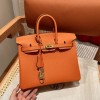Hermes Replica Handbag Store 25CM 30CM 35CM Epsom Leather Orange