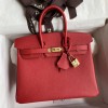 Hermes Replica Handbag Store 25CM 30CM 35CM Epsom Leather Red