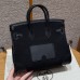 Hermes Replica Handbag Store Cargo 25 Black Swift And Canvas PHW