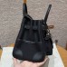 Hermes Replica Handbag Store Cargo 25 Black Swift And Canvas PHW