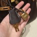 Hermes Replica Handbag Store 25CM Clemence Leather Chocolate / Gold