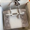 Hermes Himalayan Replica Handbag Store 25 Niloticus Crocodile Skin