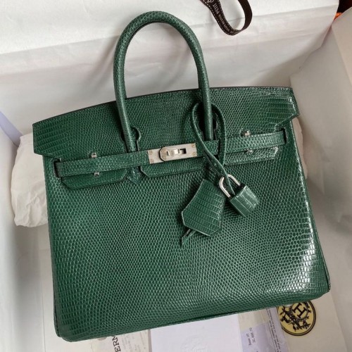 Replica Hermes Lizard Replica Handbag Store 25 Bag in Malachite Replica Hermes Lizard Replica Handbag Store 25 Bag