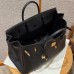 Hermes Replica Handbag Store 40cm Bag in Black Togo Leather GHW