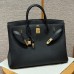 Hermes Replica Handbag Store 40cm Bag in Black Togo Leather GHW