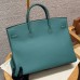 Hermes Replica Handbag Store 40cm Bag in Malachite Togo Leather PHW