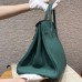 Hermes Replica Handbag Store 40cm Bag in Malachite Togo Leather PHW