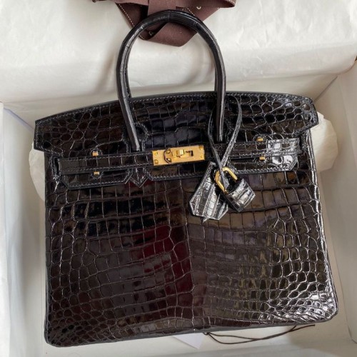 Replica Hermes Black Crocodile Replica Handbag Store 25 Bag Replica Hermes Crocodile Replica Handbag Store 25 Bag