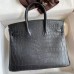 Replica Hermes Black Matte Crocodile Replica Handbag Store 25 Bag Replica Hermes Crocodile Replica Handbag Store 25 Bag